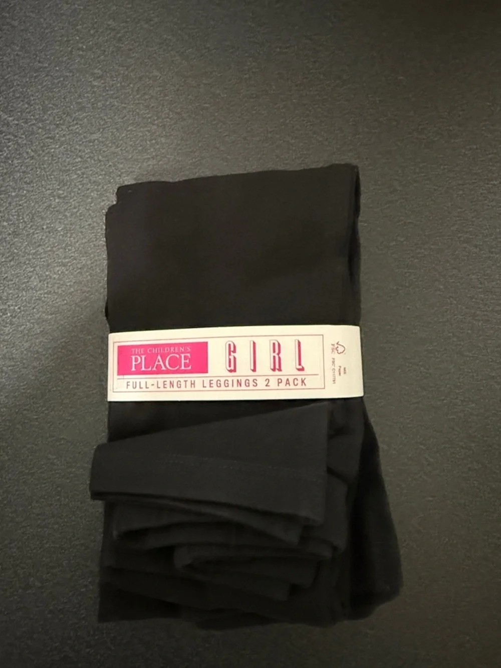 The Children's Place Black Full-Length Girl Leggings 2-Pack